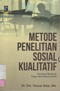 Sampul Metode Penelitian Sosial Kualitatif :